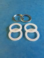 TRIUMPH PUSHROD TUBE SEAL SET E 4752 1964-68 3TA T90 5TA T100 T100C T100R