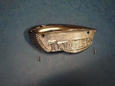 TRIUMPH TANK BADGE L/H   H-6887 1966-68  3TA 5TA TIGER100 TR6 T120 BONNEVILLE