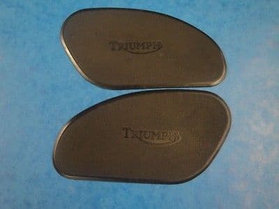 TRIUMPH TANK RUBBER KNEE GRIPS F-5401/2 1963-67 6T T110 TR6 T120 BONNEVILLE