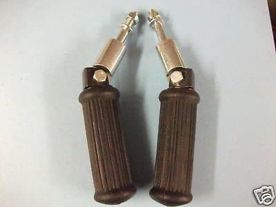 UNIVERSAL REAR FOOTRESTS   BSA NORTON TRIUMPH TRITON BOBBER CUSTOM