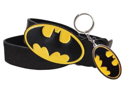 Batman Logo Belt and Keyring