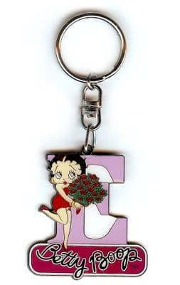 Betty Boop Alphabet Keyring - Letter E