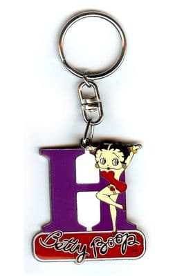 Betty Boop Alphabet Keyring - Letter H