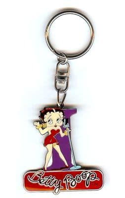 Betty Boop Alphabet Keyring - Letter I