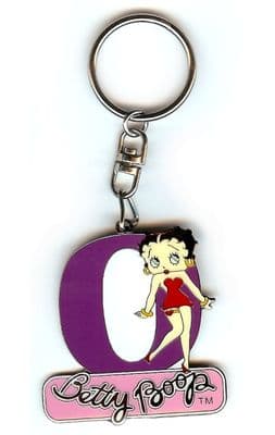 Betty Boop Alphabet Keyring - Letter O