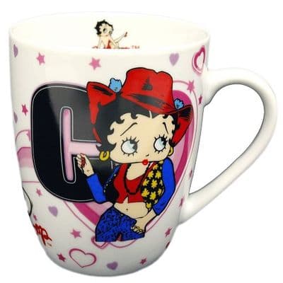 Betty Boop Alphabet Mug Letter  - (C)