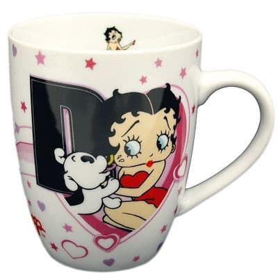 Betty Boop Alphabet Mug Letter  - (D)