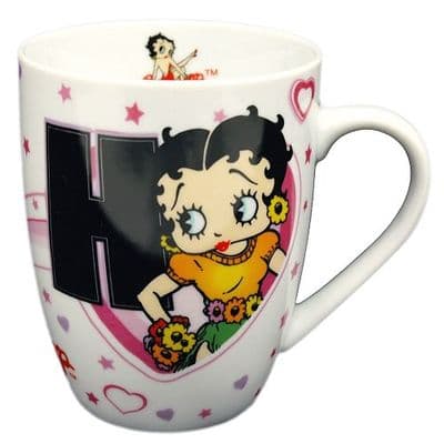 Betty Boop Alphabet Mug Letter  - (H)