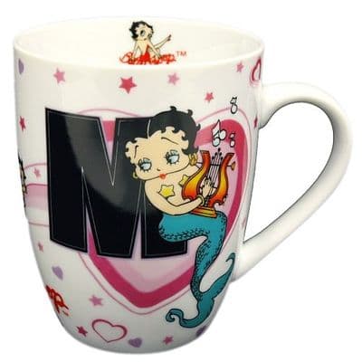Betty Boop Alphabet Mug Letter  - (M)