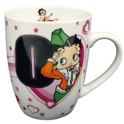 Betty Boop Alphabet Mug Letter  - (O)