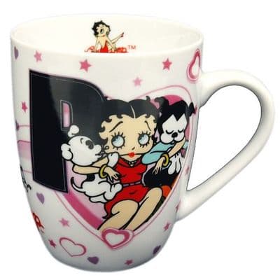 Betty Boop Alphabet Mug Letter  - (P)