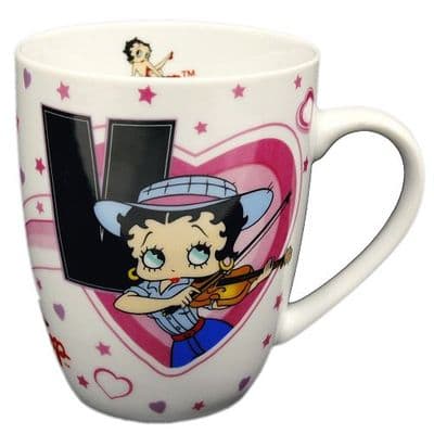 Betty Boop Alphabet Mug Letter  - (V)