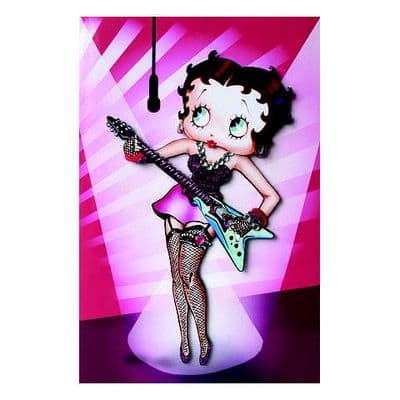 Betty Boop Card - Rock Chick