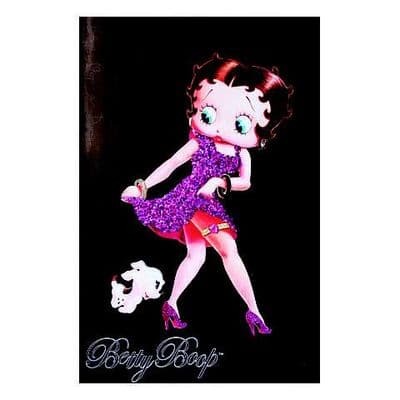 Betty Boop Decoupage Card - Flirt