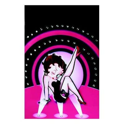 Betty Boop Decoupage Card - Stepping Out
