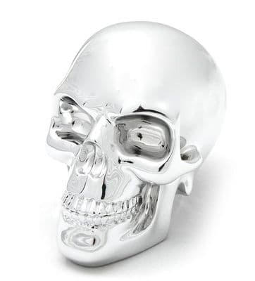 Chrome Skull 15cm