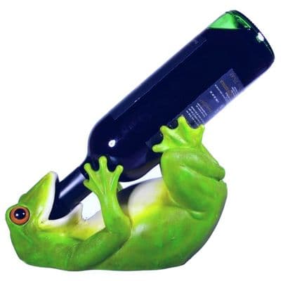 Guzzlers Frog Wine Bottle Holder