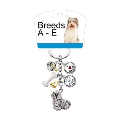 Little Gifts - Dog Charms Keyring  Breeds A to E