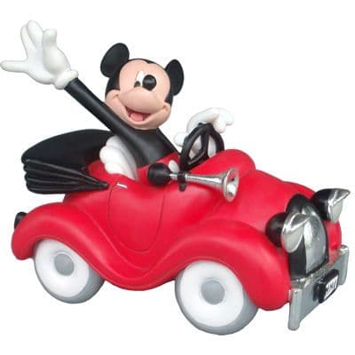 Mickey in Car