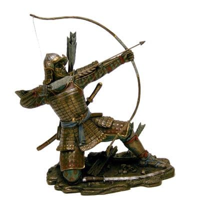Samurai Kneeling with Bow