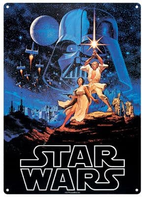 Star Wars Metal Art Print - A New Hope