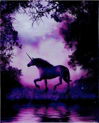 The Enchanted Unicorn Art Tile