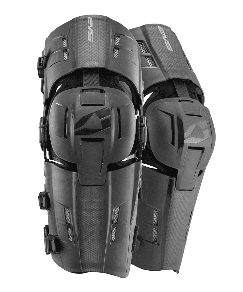 EVS RS9 Knee Brace Pairs Black