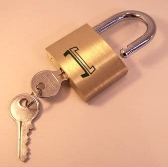 50mm Padlock for chain locking boxes