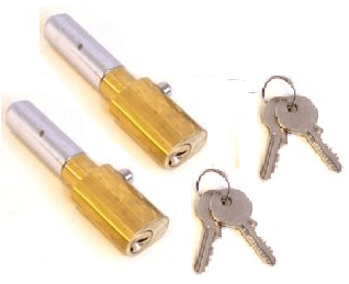 Oval Brass Pinlock PAIRS