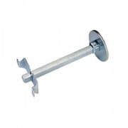 S6pindle & Discs type Idler end to suit 4" 9swg round tube / Safety Brake with 18mm square hole
