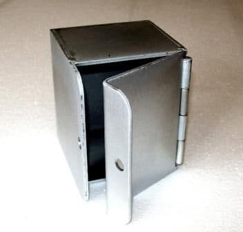 Padlockable Box Zinc Plated Padlockable Box for keyswitches