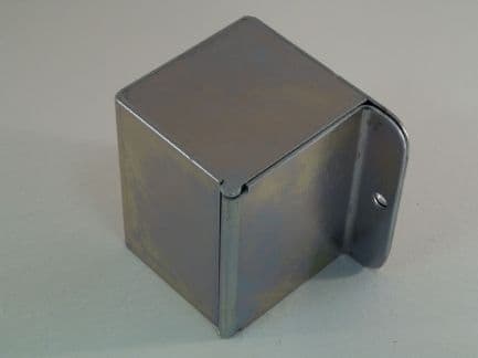 Padlockable Box Zinc Plated Padlockable box with cut out for Keyswitches