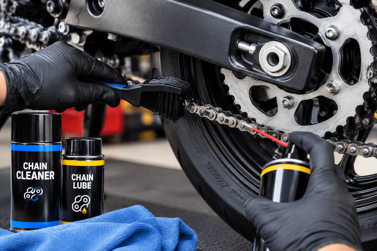 Motorcycle Chain Maintenance: How to Clean and Lubricate Your Chain