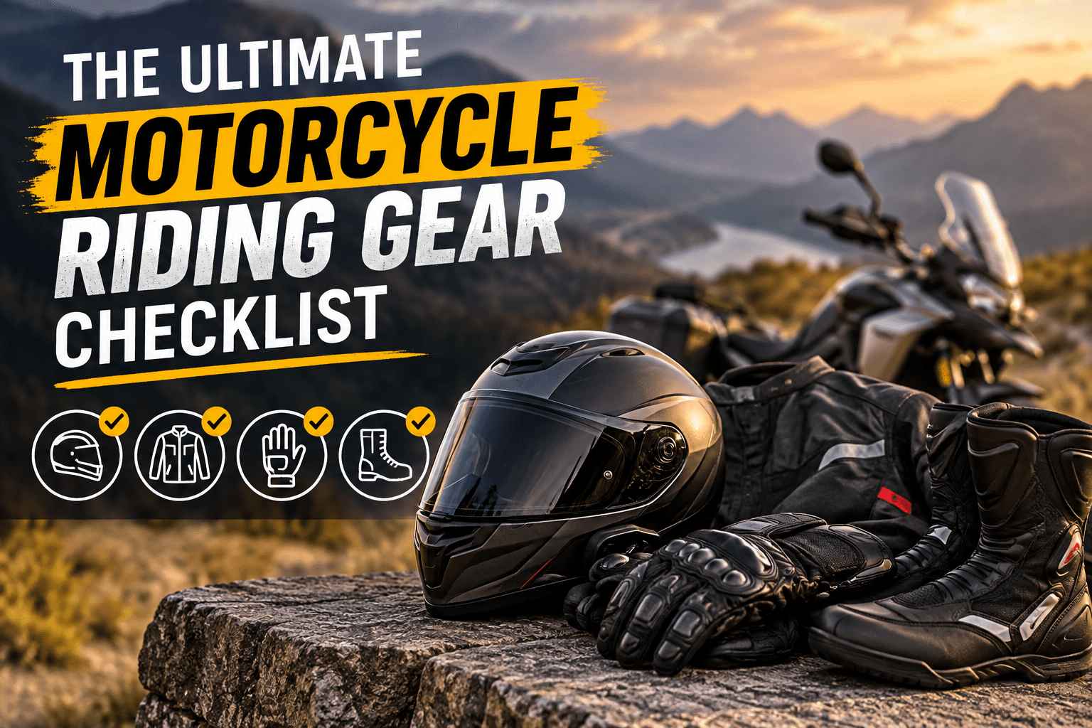The Ultimate Motorcycle Gear Checklist