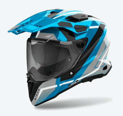 Airoh Commander 2 Adventure Helmet Mavick Cerulean Blue