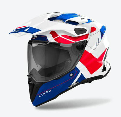 Airoh Commander 2 Adventure Helmet Reveal Gloss Blue/Red