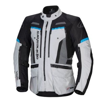 Alpinestars Bogota PRO Drystar® Jacket Ice Grey / Black / Cyan