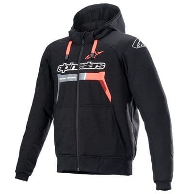 Alpinestars Chrome Ignition Hoodie Black/Red/Fluo
