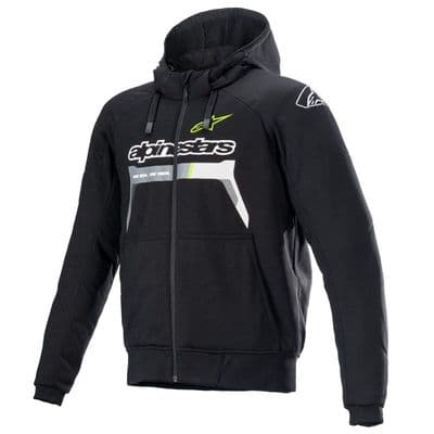 Alpinestars Chrome Ignition Hoodie Black/Yellow/Fluo