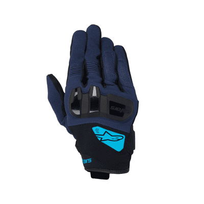 Alpinestars Chrome V2 Gloves Dark Blue/Hawaiian Ocean