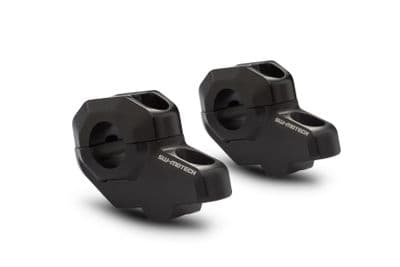 Bar back for Ø 22 mm handlebar H=30 mm. Back 21 mm. Black. LEH.00.039.21001/B