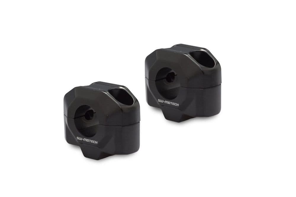 Bar riser for Ø 22 mm handlebar H 20 mm Black LEH 00 039 22001 20/B