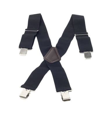 Bike It Black Motorcyclist Braces BRCBLK