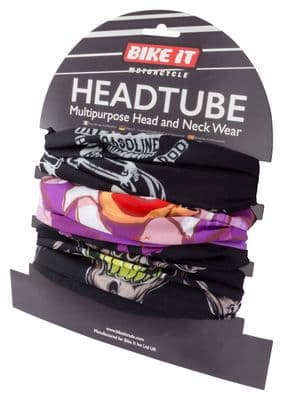 Bike It Neck Tube Triple Pack Faces NTU015