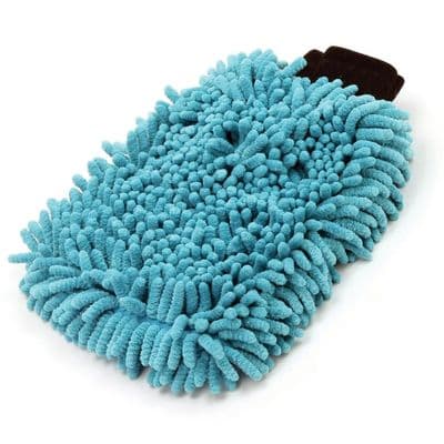 BikeTek 2-IN-1 Long-Pile Chenille & Sponge Wash Mit CLE042