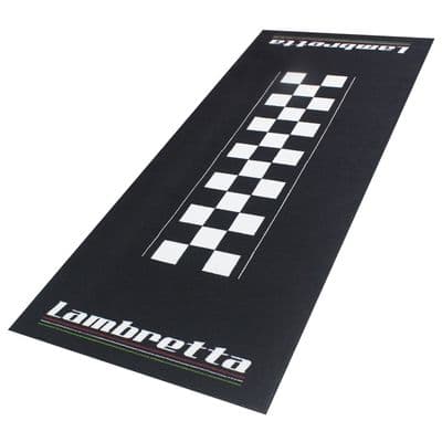 Biketek Garage Mat Series4 Lambretta 190x80cm GRGMAT75