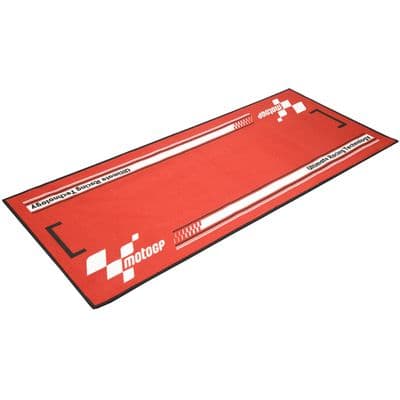 Biketek Garage Mat Series4 MotoGP Red 190x80cm MGPMAT25