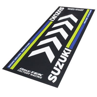Biketek Garage Mat Series4 Suzuki 190x80cm GRGMAT68