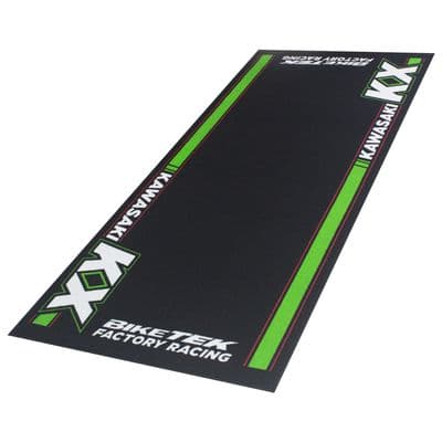 Biketek Garage Mat Series5 Kawasaki KX 190x80cm GRGMAT78