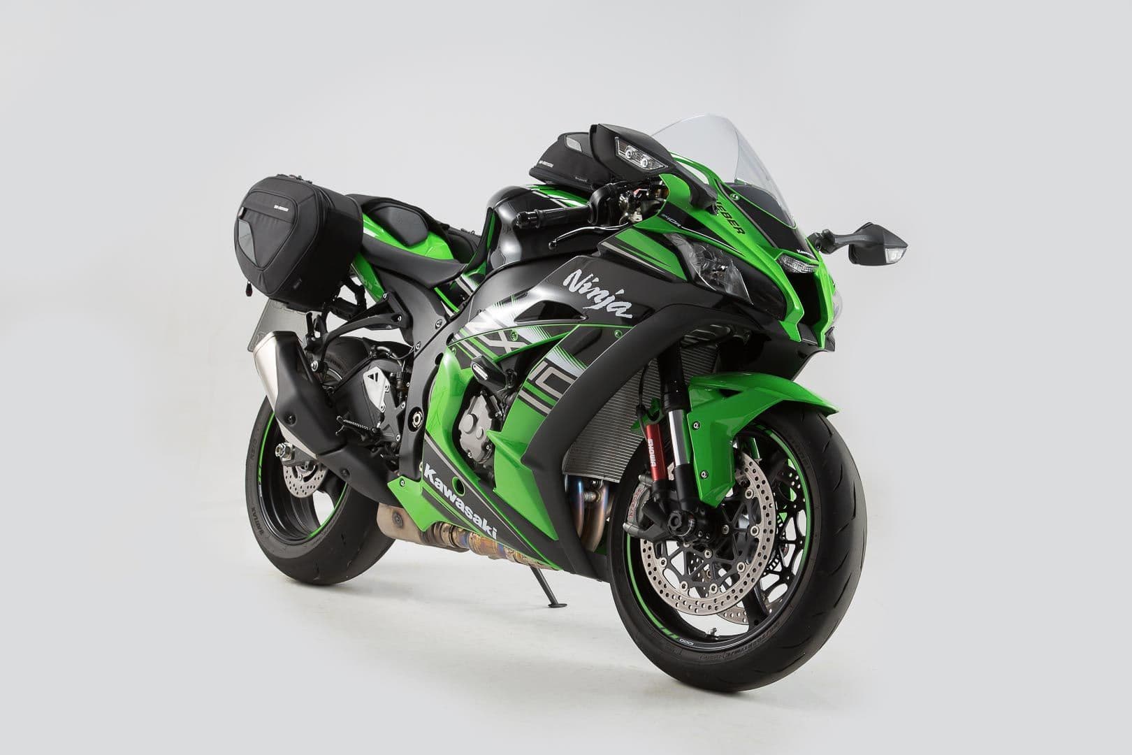 BLAZE H saddlebag set Black/Grey Kawasaki ZX-10R 15- BC HTA 08 740